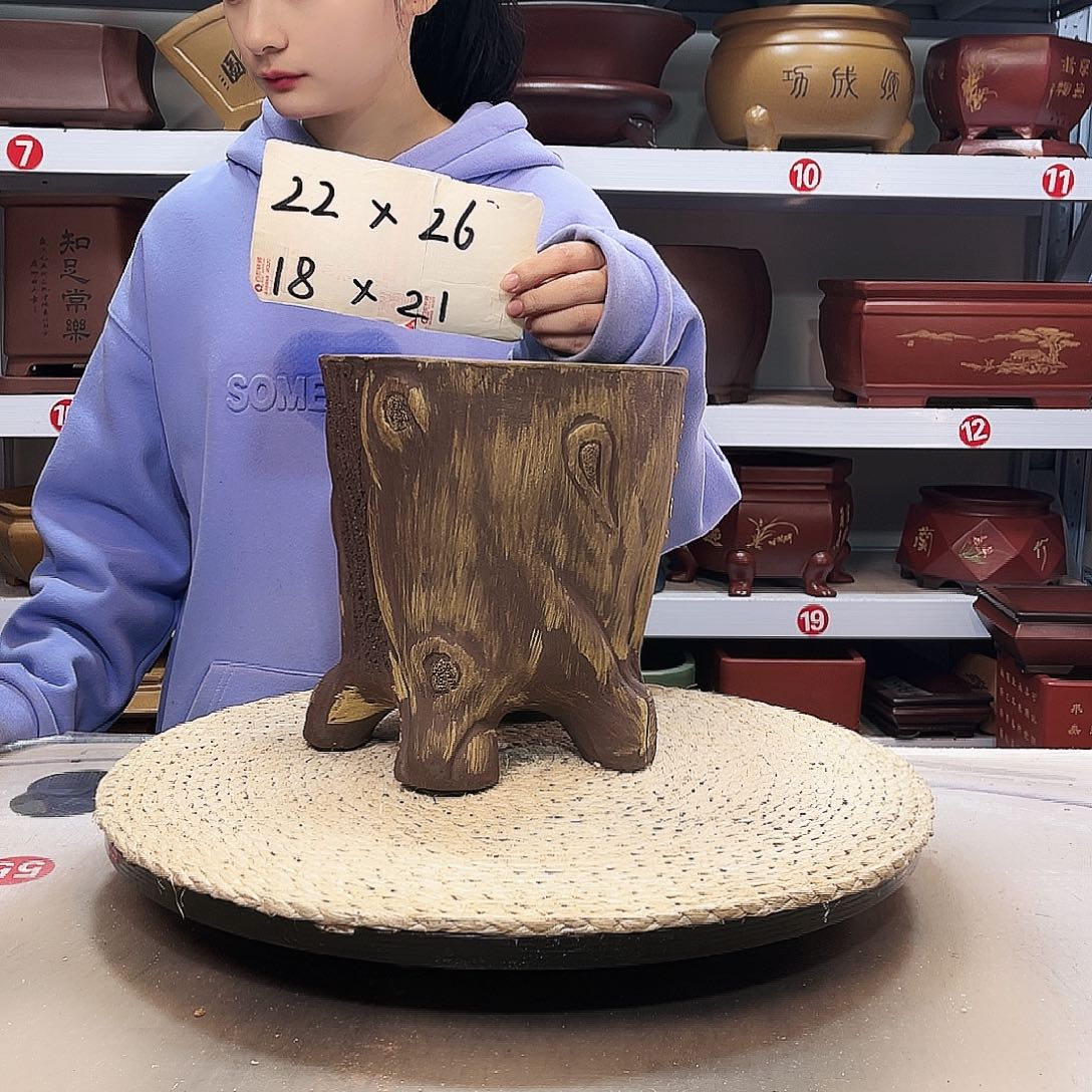 紫砂花盆紫砂花盆