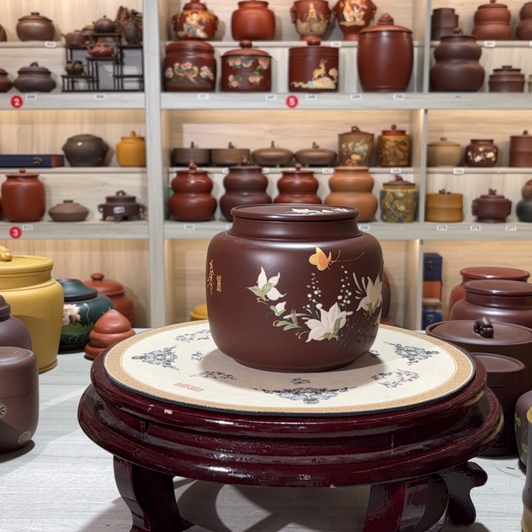 茶叶罐紫砂醒茶罐