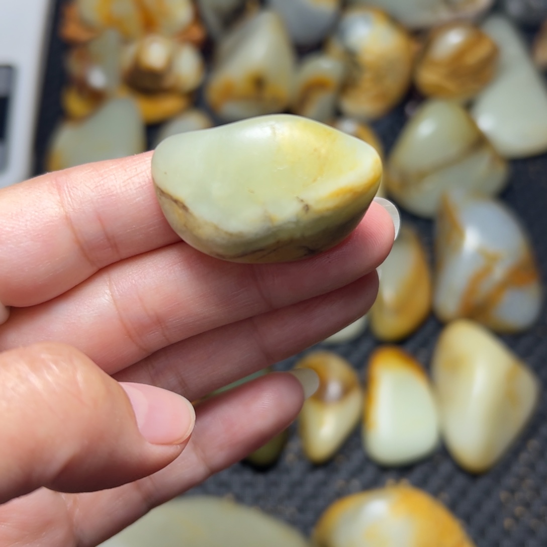 和田玉未镶嵌挂件A27