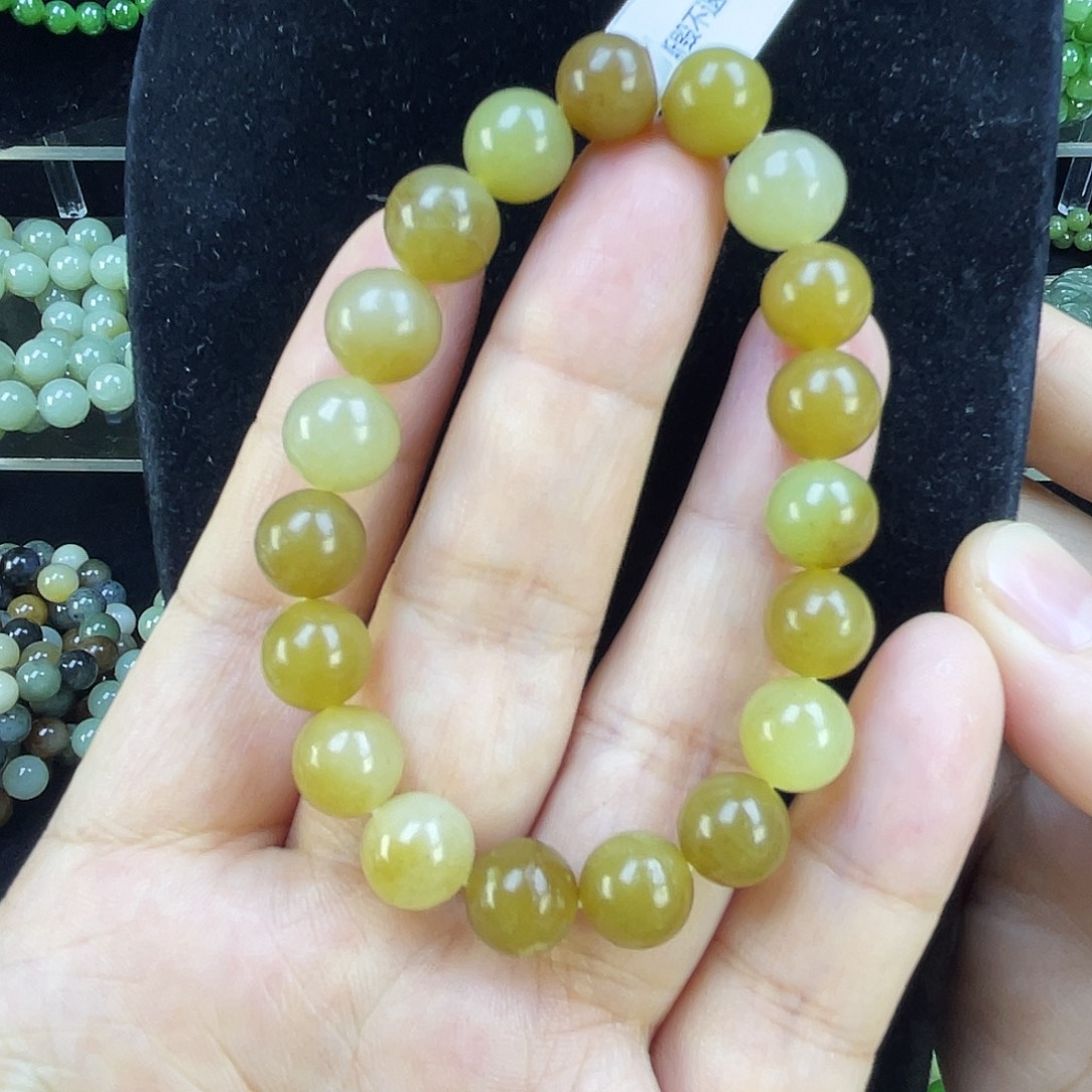 和田玉未镶嵌手链1