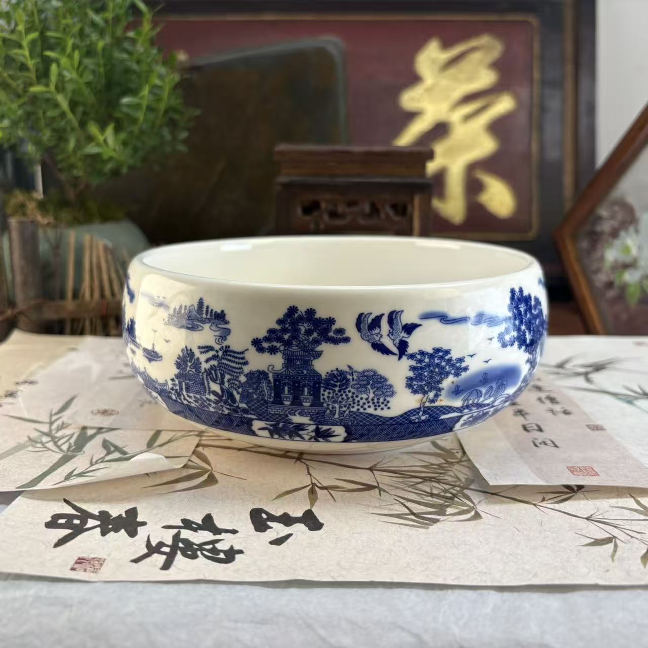 青花园林茶洗-4399-直播专享