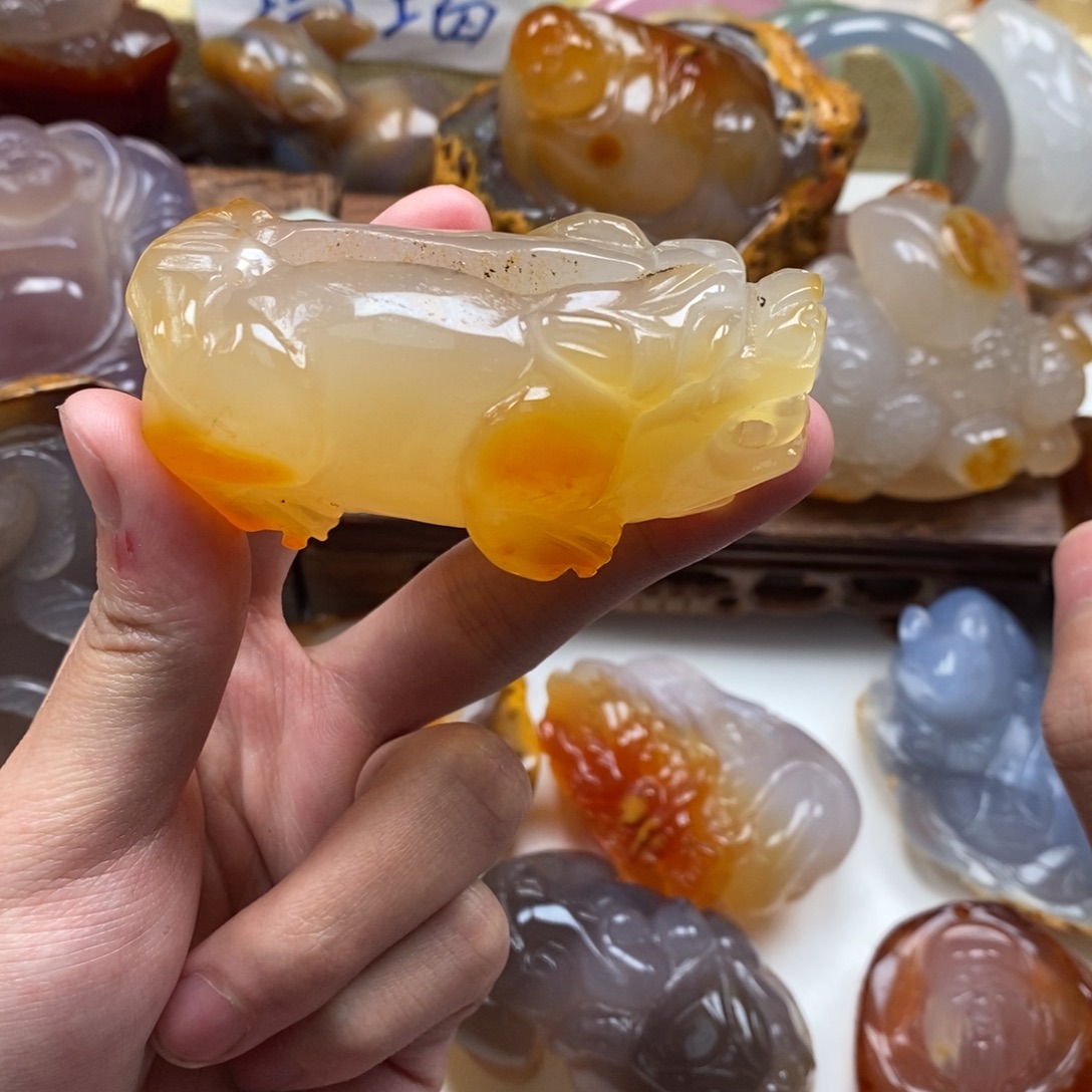 玛瑙/玉髓未镶嵌颈饰