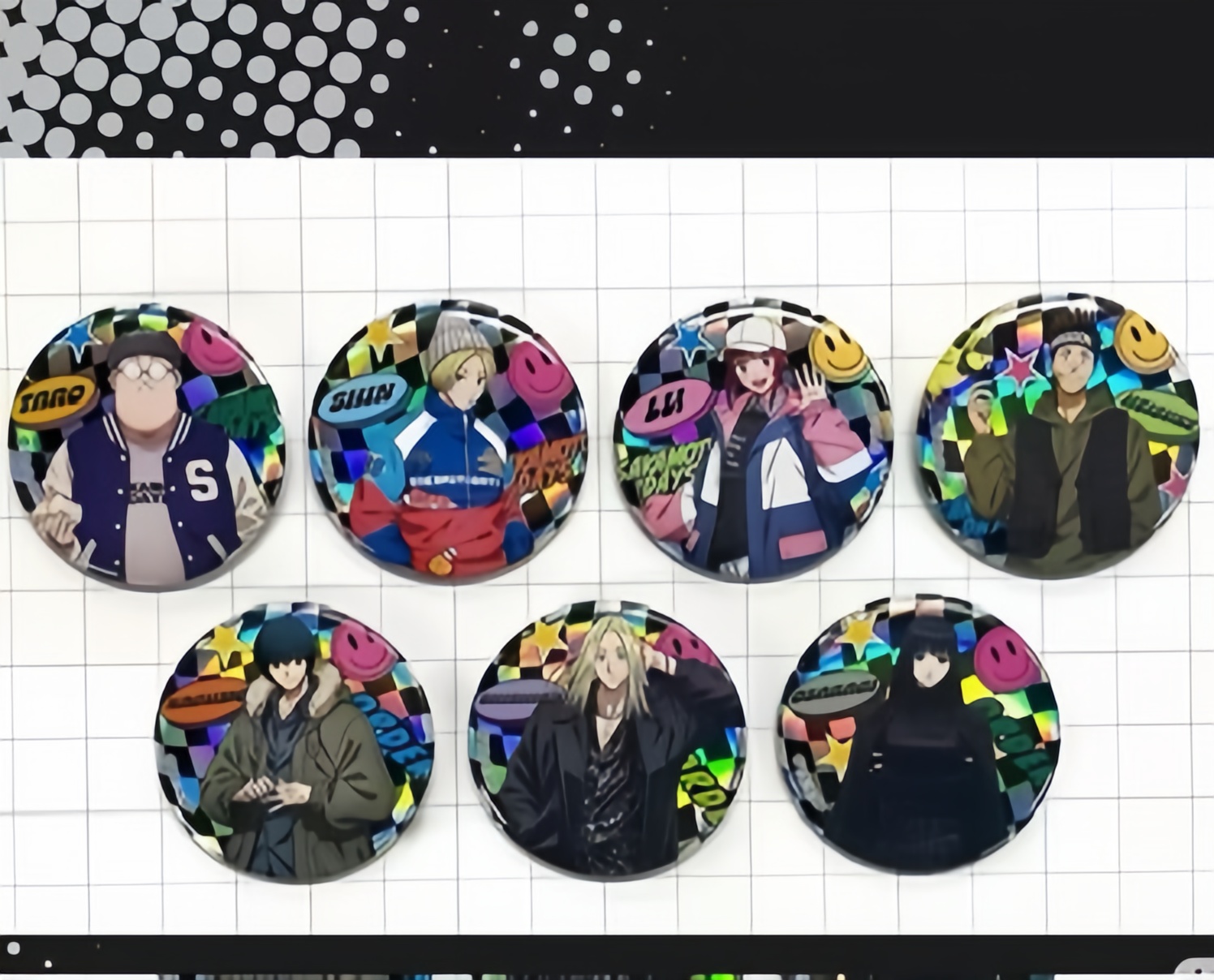 特价【日谷】坂本日常 数据卡 圆吧唧 JF场贩限定 盲盒代拆