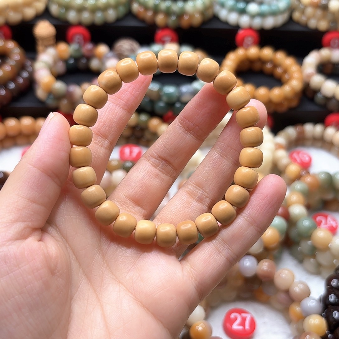 手串菩提根/象牙果白玉菩提