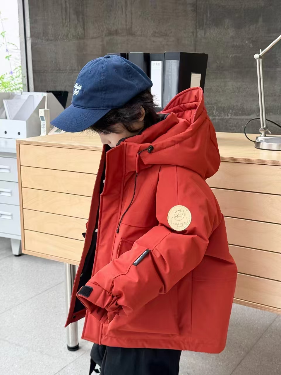 2025新款韩版羽绒服外套中大童亲子冲锋衣男童女童时尚潮流透气