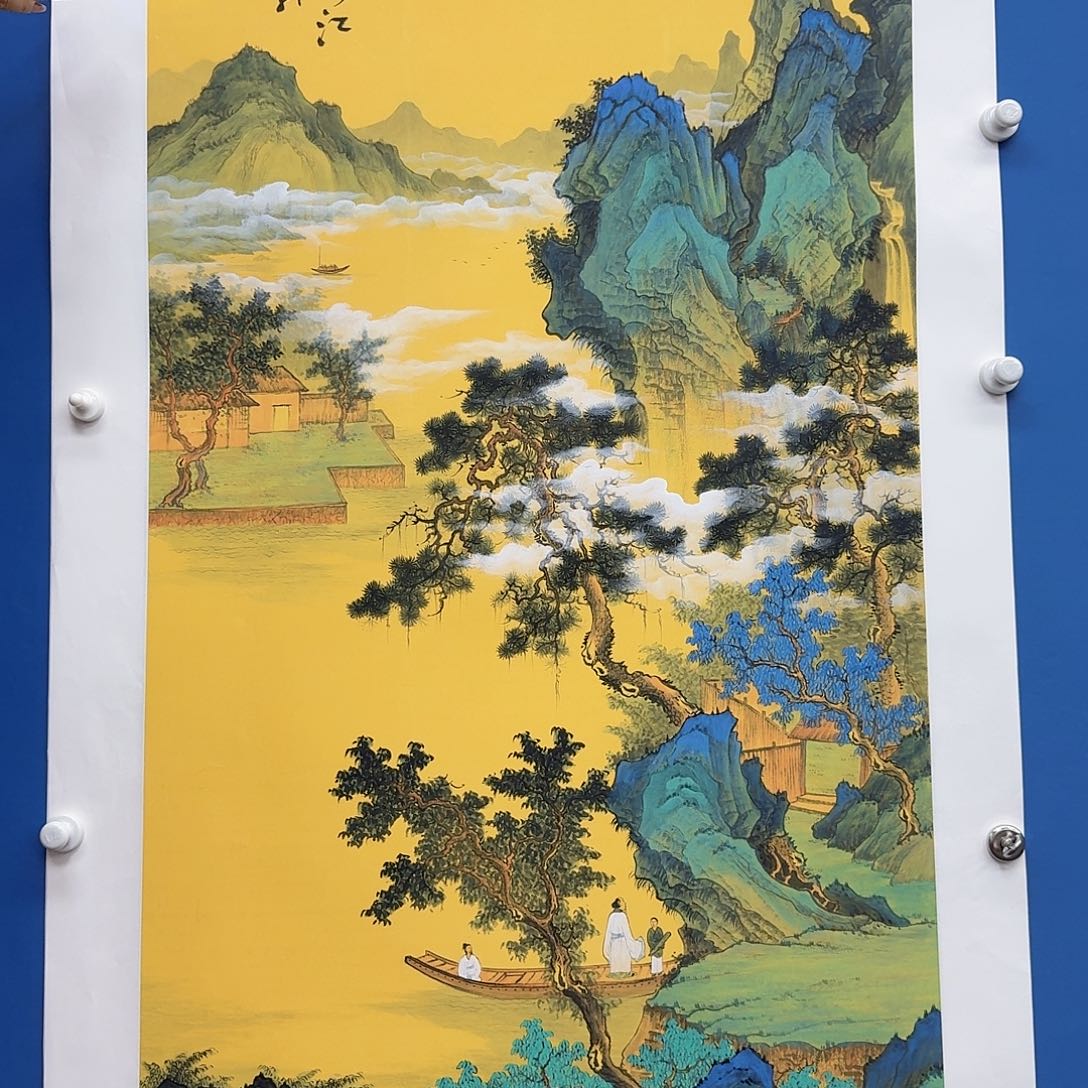 国画多次参加国内外大型