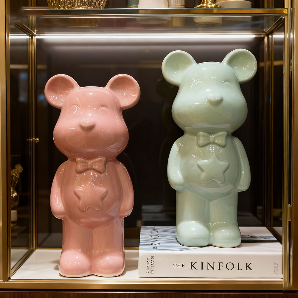 宏赫网红暴力熊酒柜电视柜卧室玄关柜摆件家居装饰品摆件客厅摆件