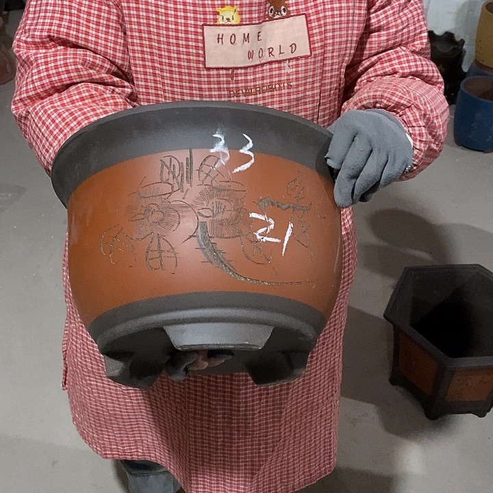 紫砂花盆紫砂花盆