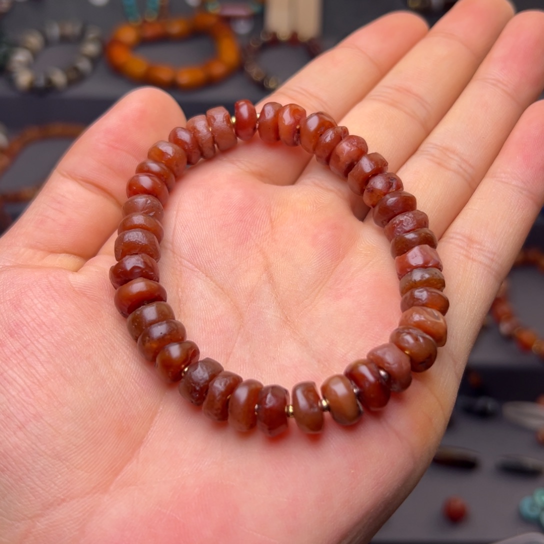 玛瑙/玉髓合金颈饰