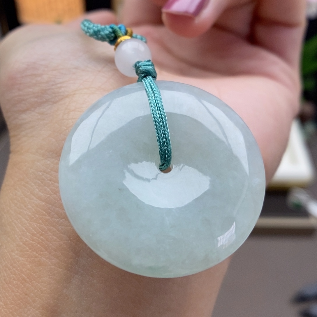 翡翠未镶嵌颈饰吊坠35