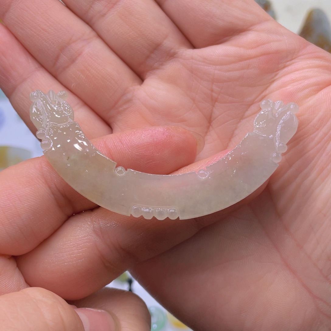 定制翡翠未镶嵌玉横