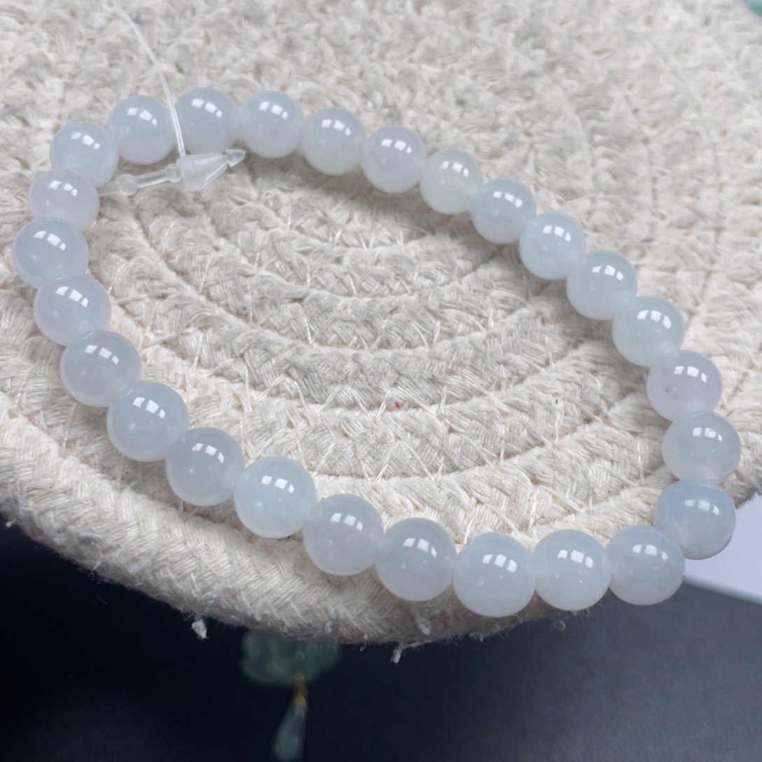 翡翠未镶嵌手链天然A货缅甸翡翠7.3