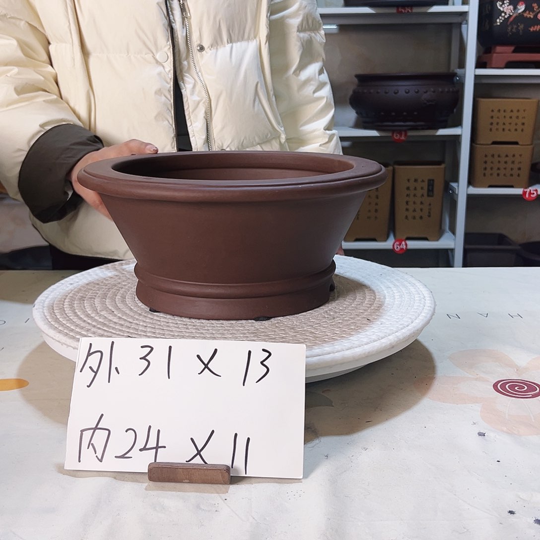 紫砂花盆紫砂花盆