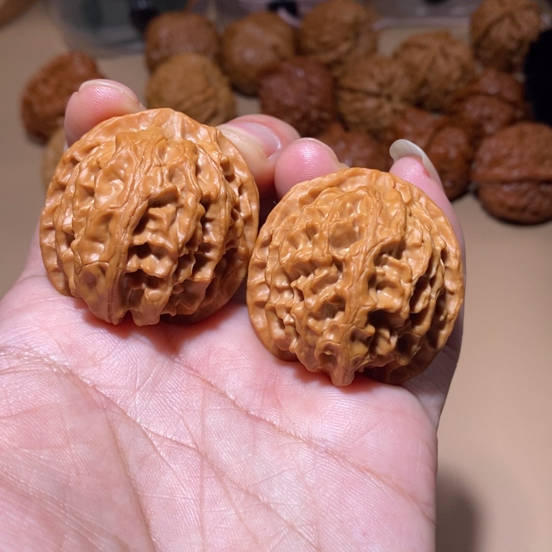 文玩核桃把件全品无修38尺苹果园