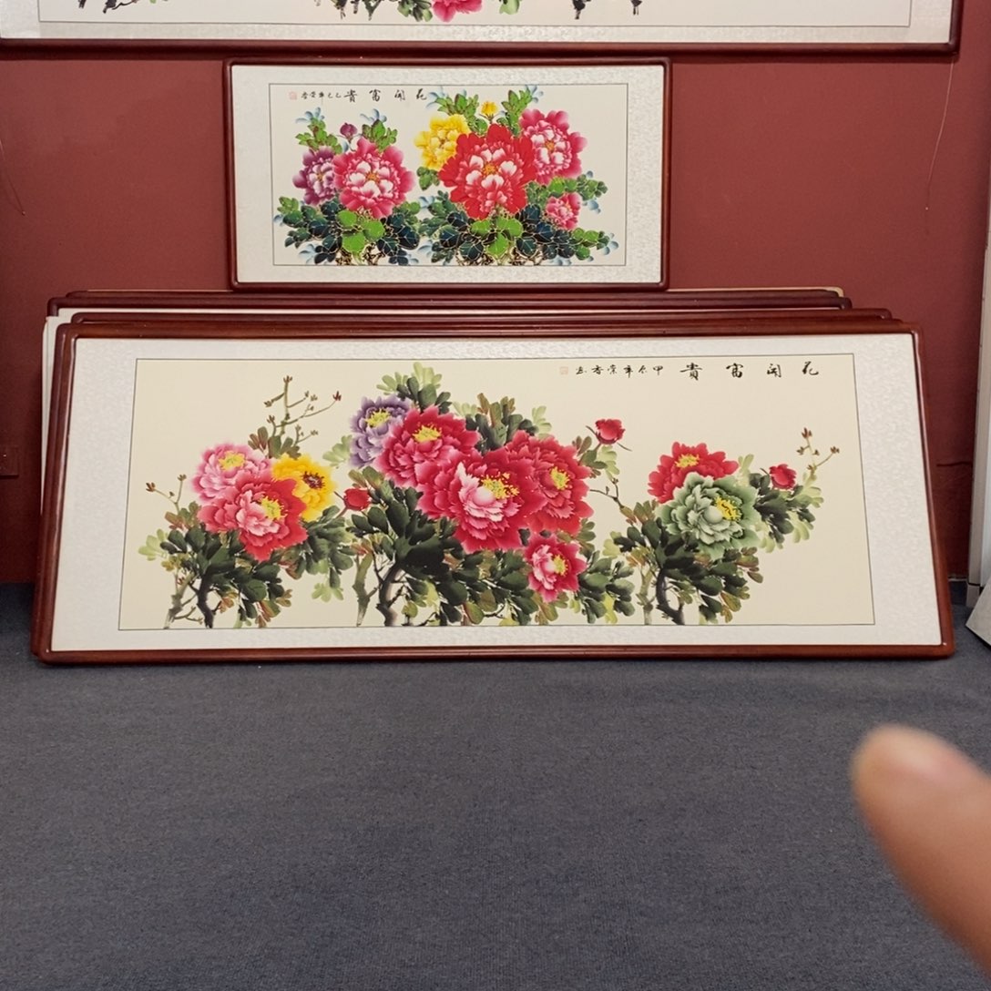 国画215*85尺寸带框好看好看好看01