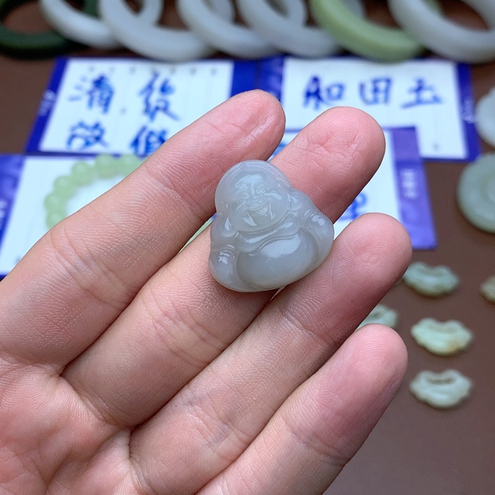 和田玉珠宝半成品未镶嵌