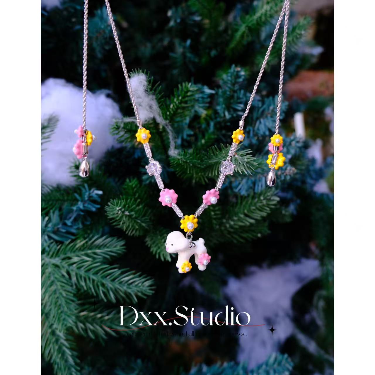 铜合金锆石项链 小众设计百搭ins项链49745