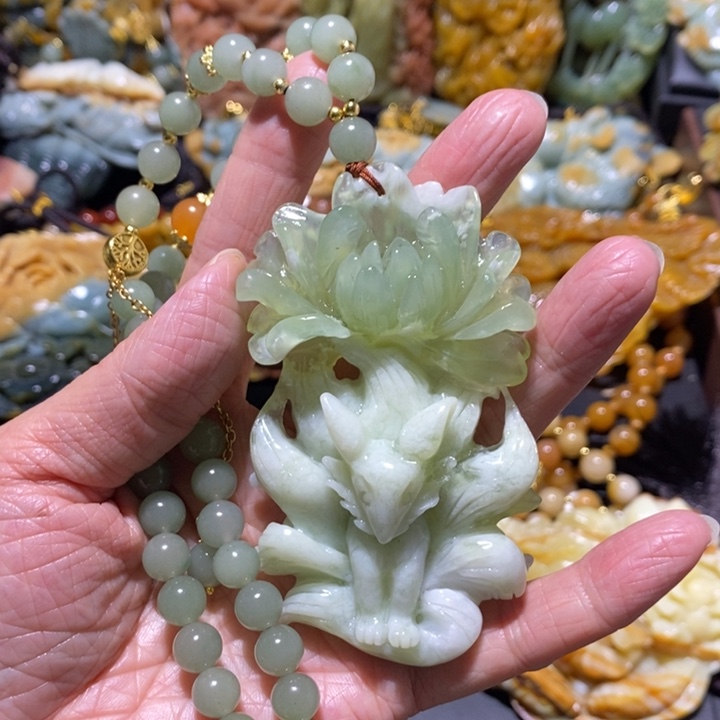 岫玉岫玉吊坠未镶嵌