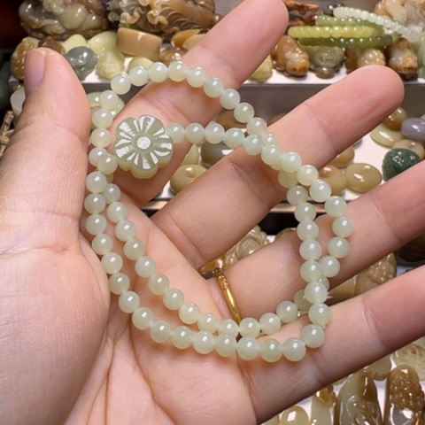 【闪购商品】未镶嵌手串和田玉?***?透闪石玉