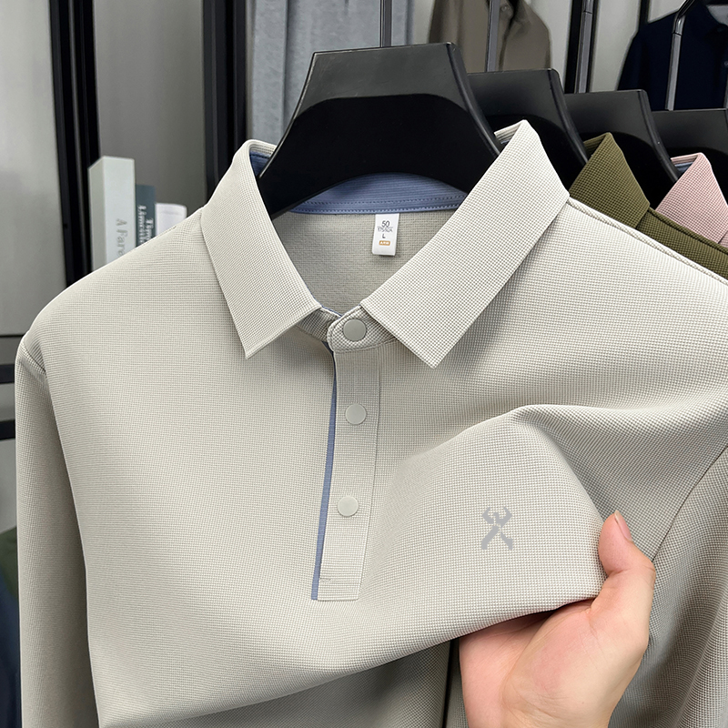 劲霸世家2025秋季新款长袖POLO衫男款商务休闲百搭运动时尚T恤男