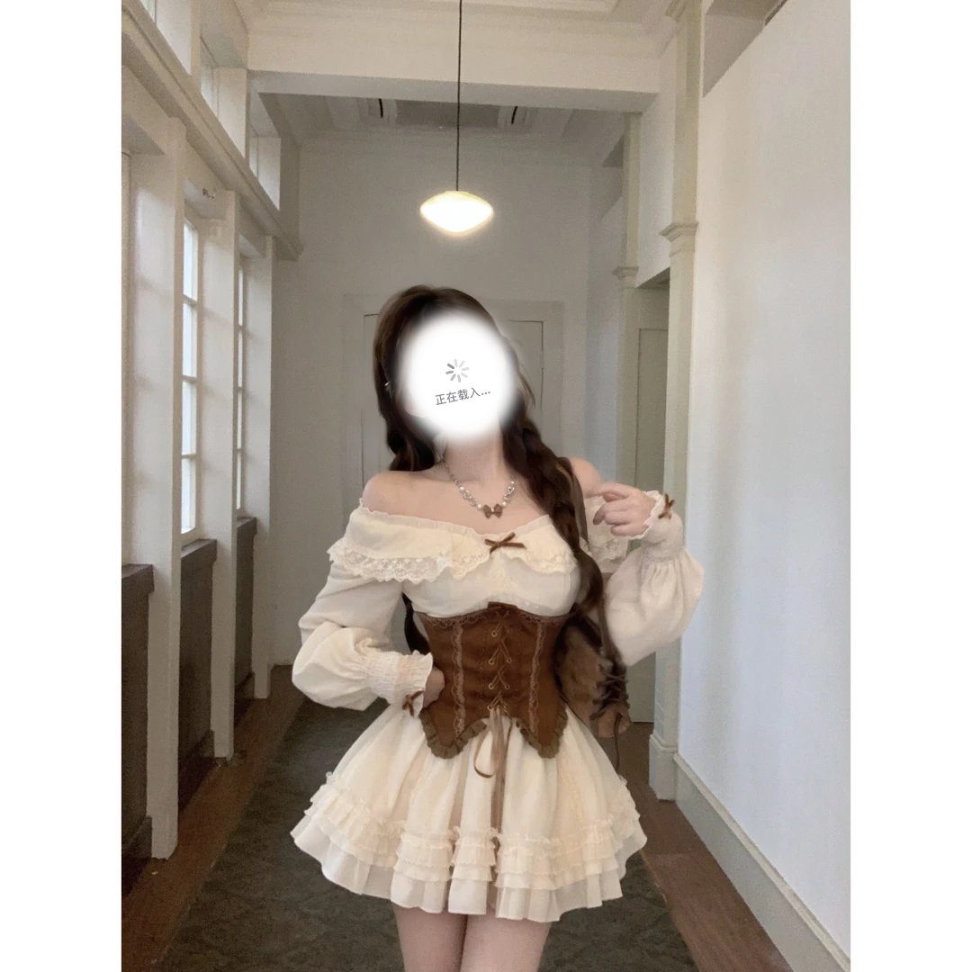 【带运费补贴6～8元】早秋甜美显瘦设计感连衣裙腰封套装