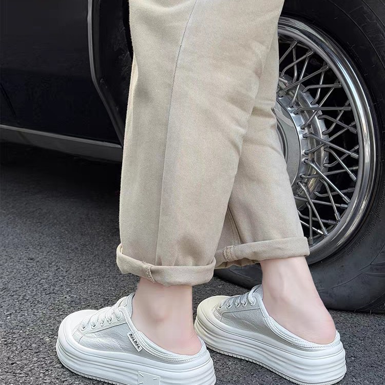 5082经典系列必入厚底踩脚两穿系带小白鞋（新疆西藏不包邮）