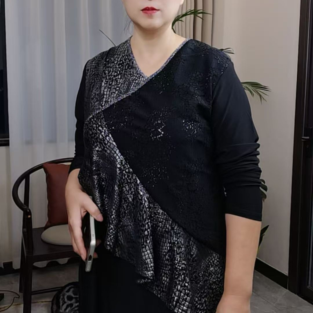 秋季时尚百搭气质显瘦遮肉长袖女款裙子