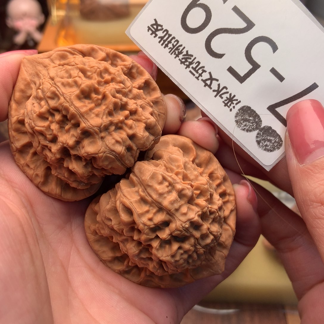 文玩核桃把件47官帽