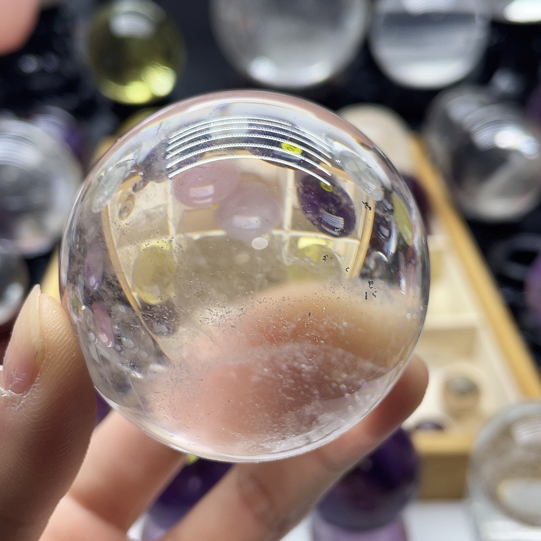 水晶未镶嵌水晶5.6cm白水晶