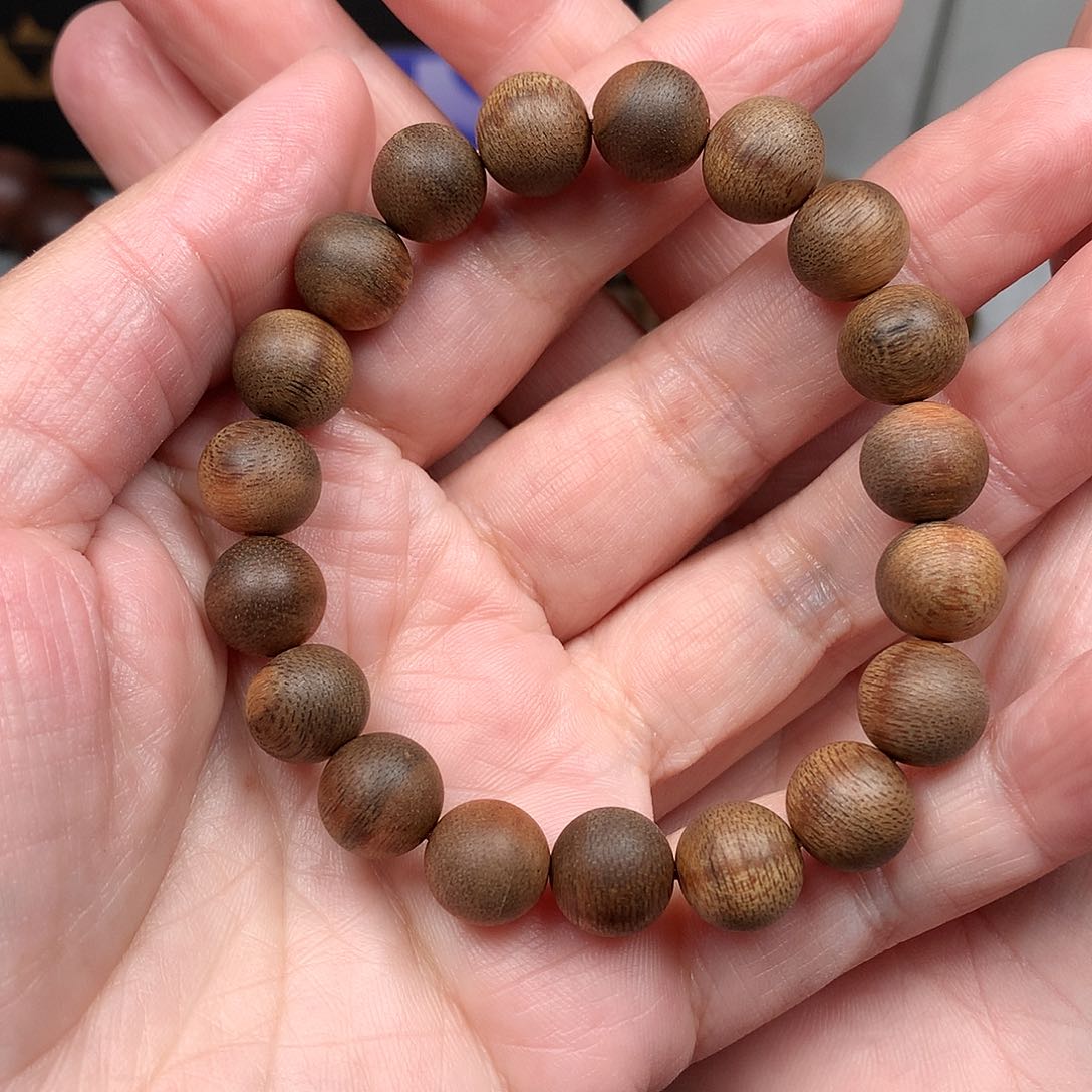 沉香手串越南芽庄白棋楠1.0