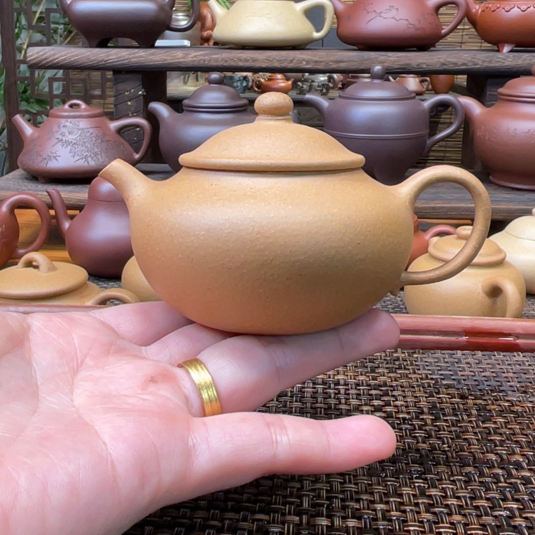 茶壶紫砂宜兴原矿紫砂手工制130