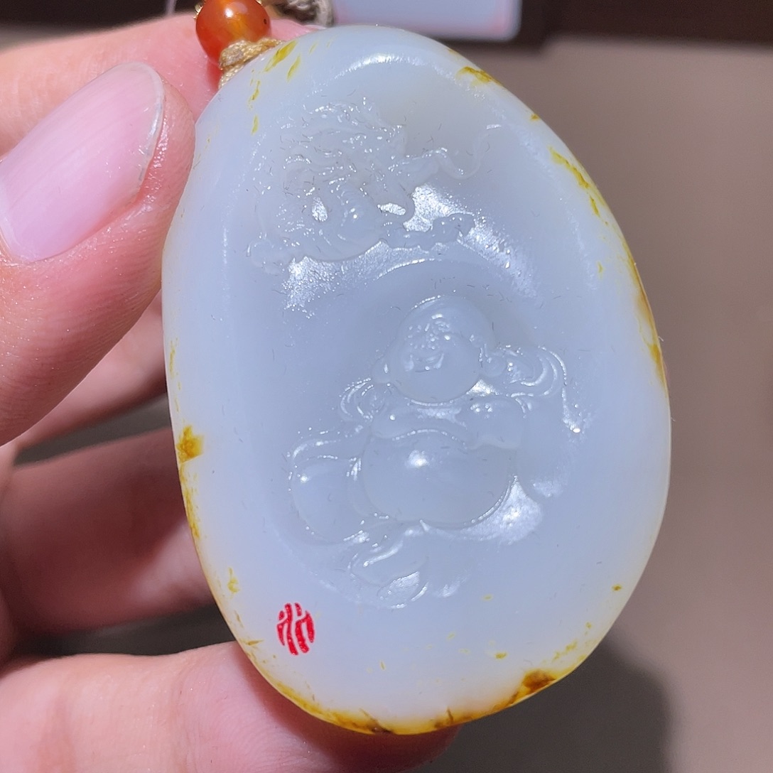 和田玉颈饰未镶嵌Y