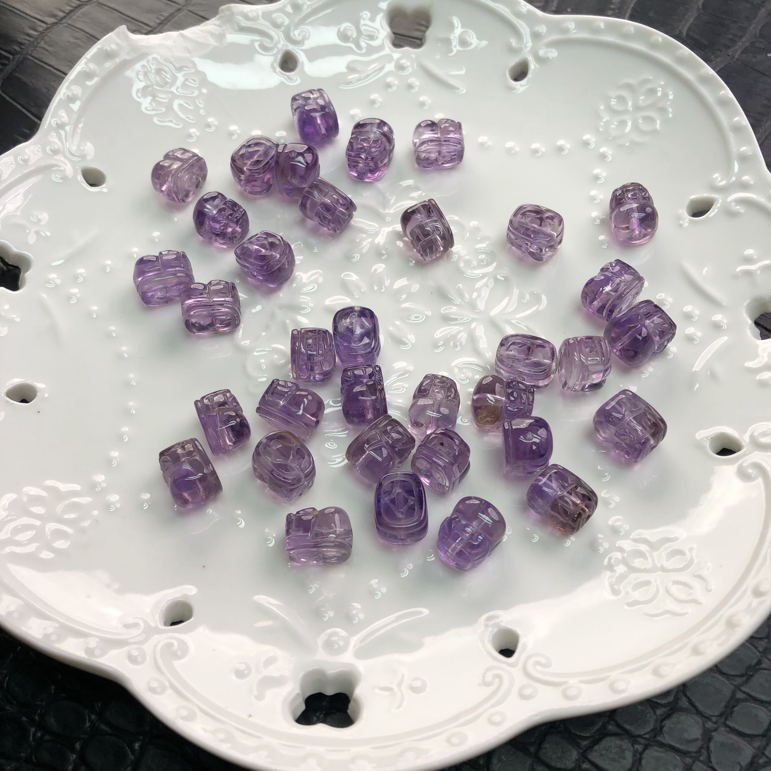 紫兔毛貔貅配件LZY48多样性发其一