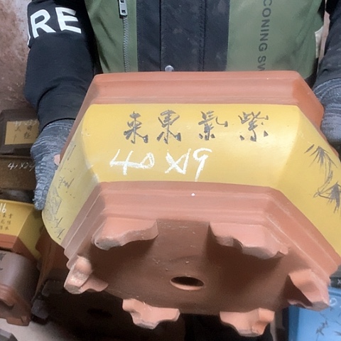 紫砂花盆手工制作