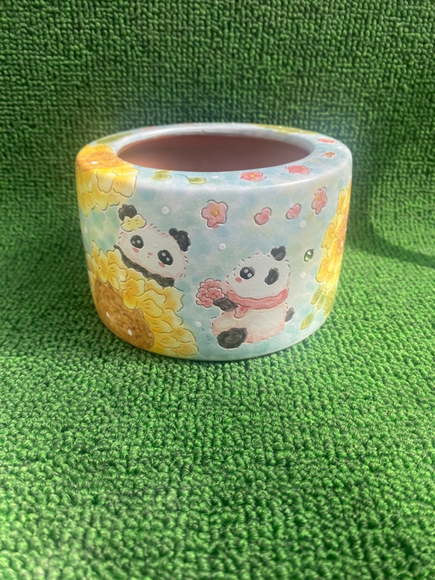 多肉花盆，内口8高7，默认微瑕