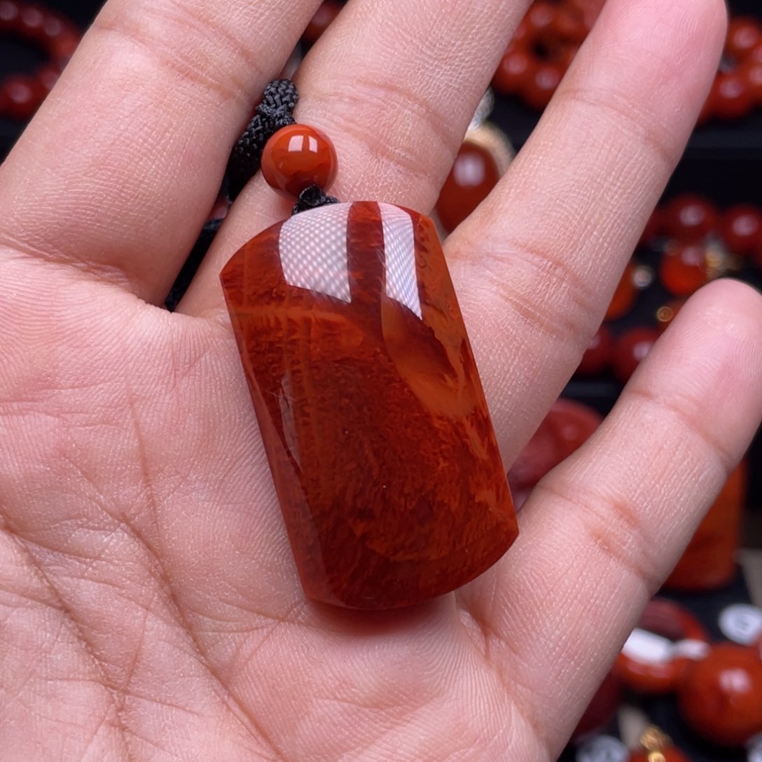 南红玛瑙珠宝奇石未镶嵌吊坠