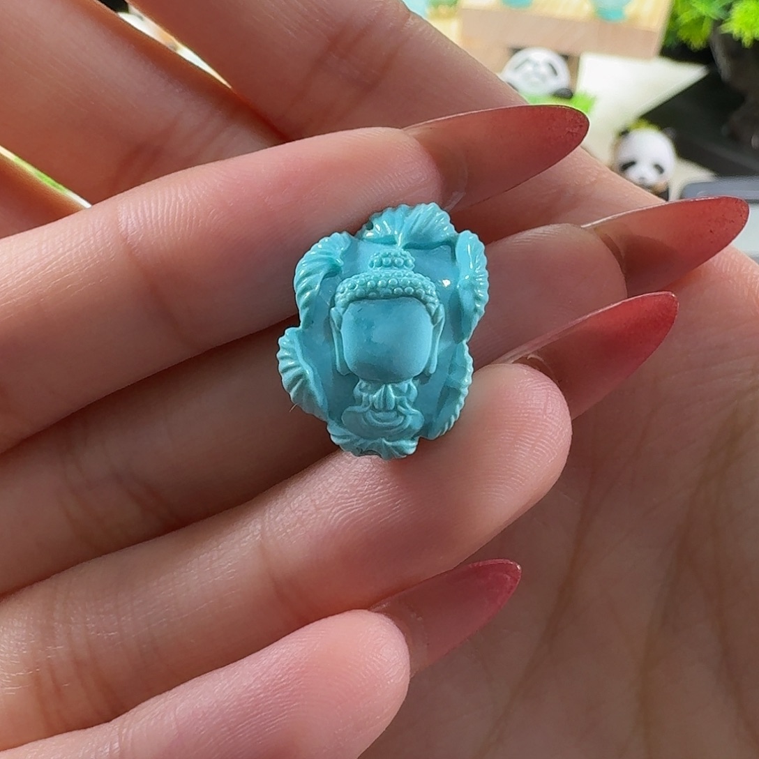 绿松石未镶嵌吊坠(不含链)