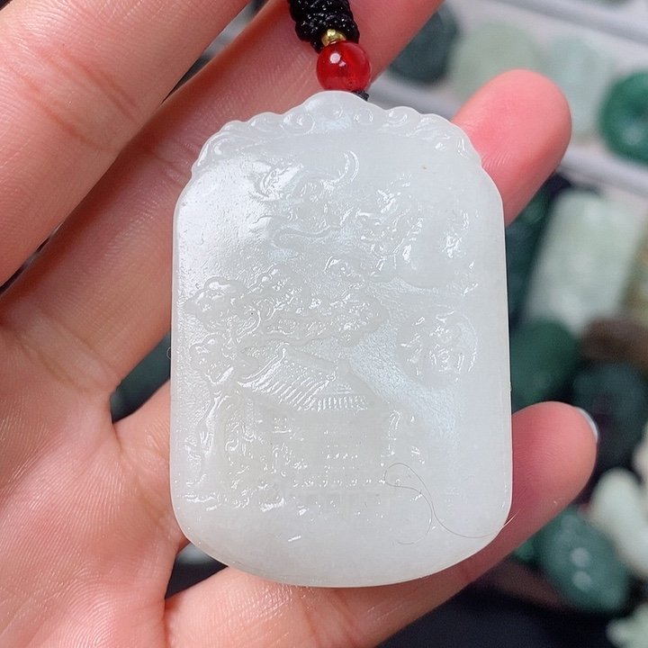 和田玉颈饰未镶嵌