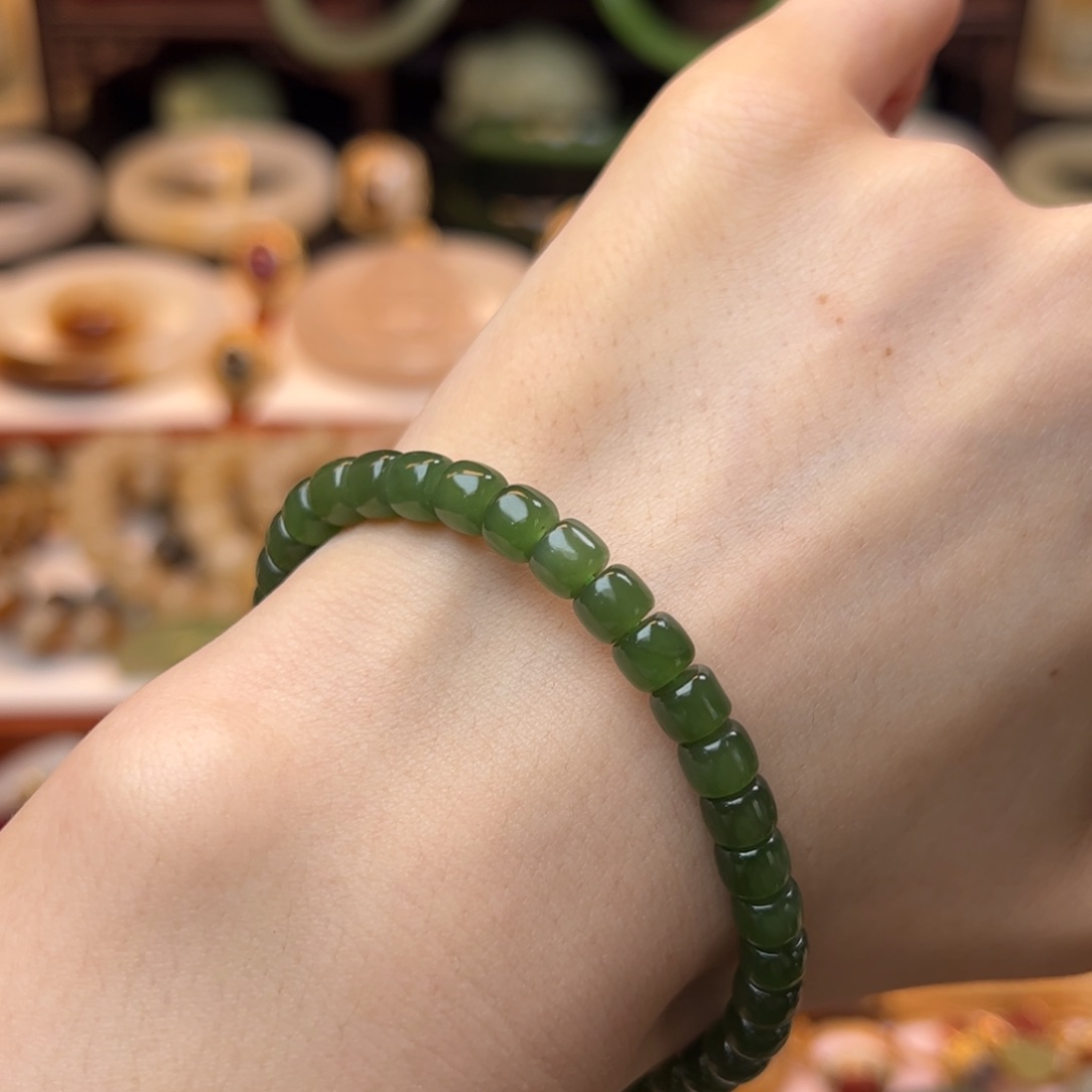 和田玉手串未镶嵌