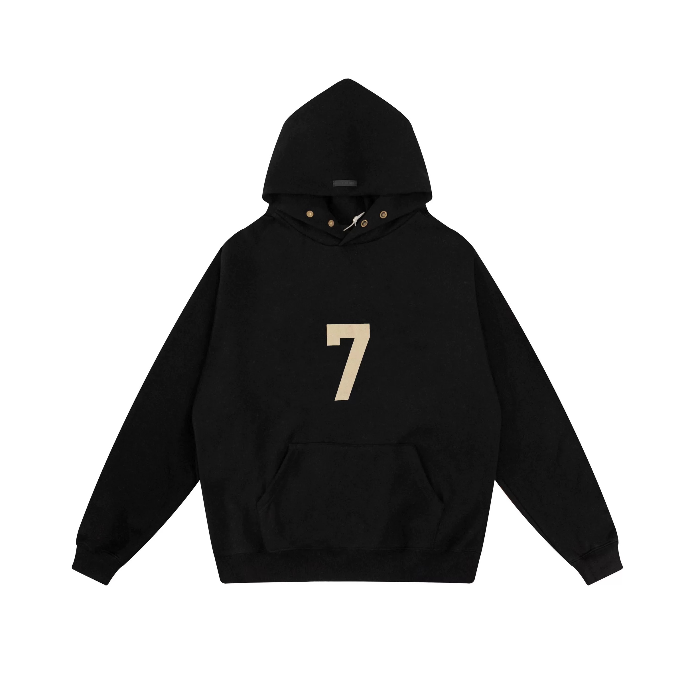7th-秋冬美式高街小众情侣百搭连帽抓绒7字卫衣