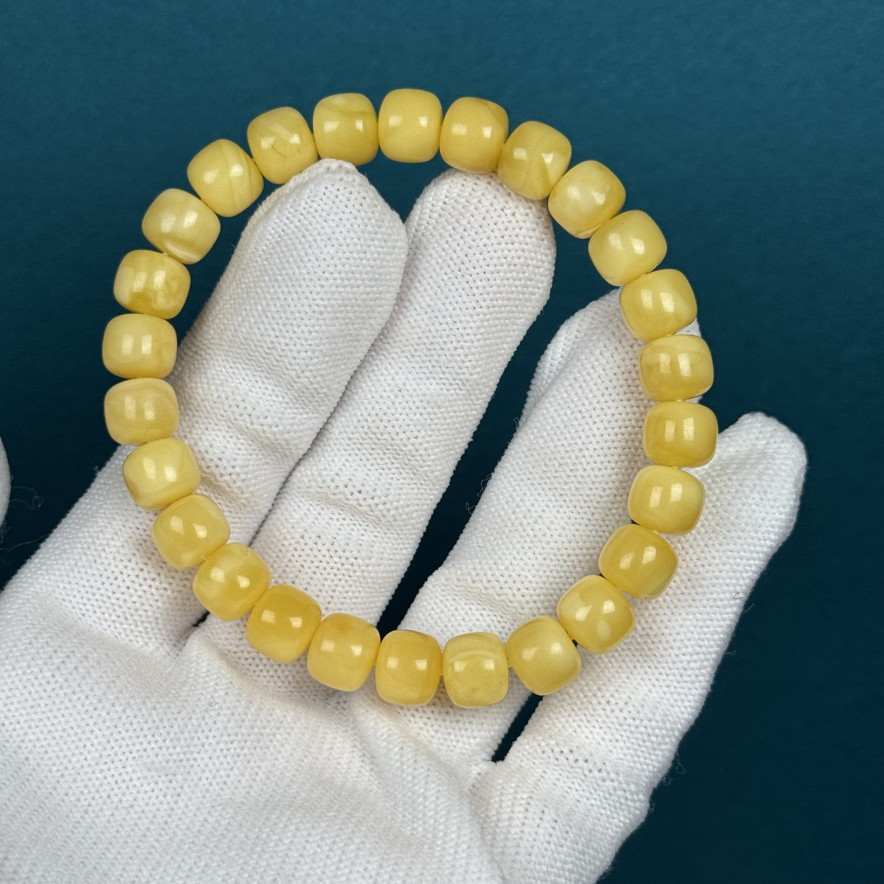 C1741天然原矿蜜蜡 单圈8*7mm 支持复检 假一罚十