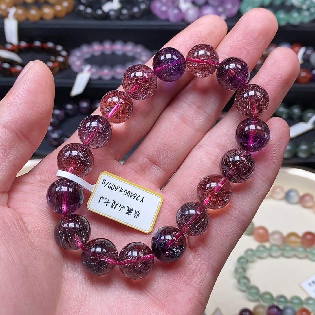 水晶手串未镶嵌手串12.5