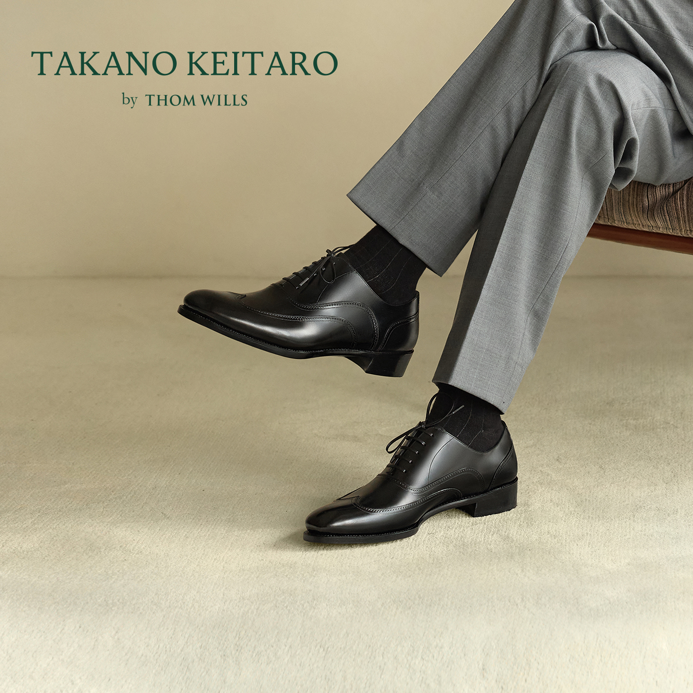 【高野TAKANO联名款】ThomWills皮鞋男手工正装商务牛津鞋结婚鞋