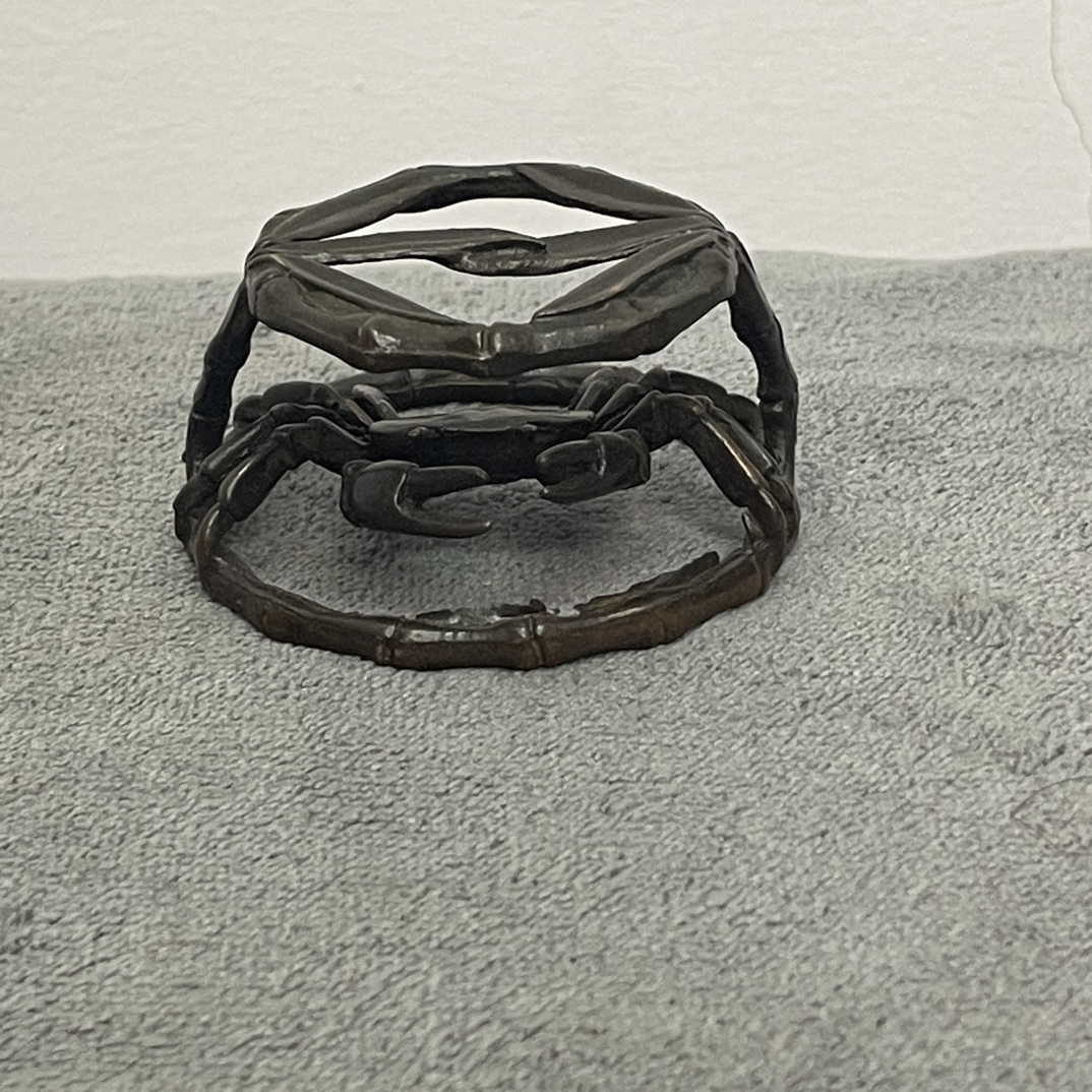 精品铜器摆件螃蟹工艺品摆件