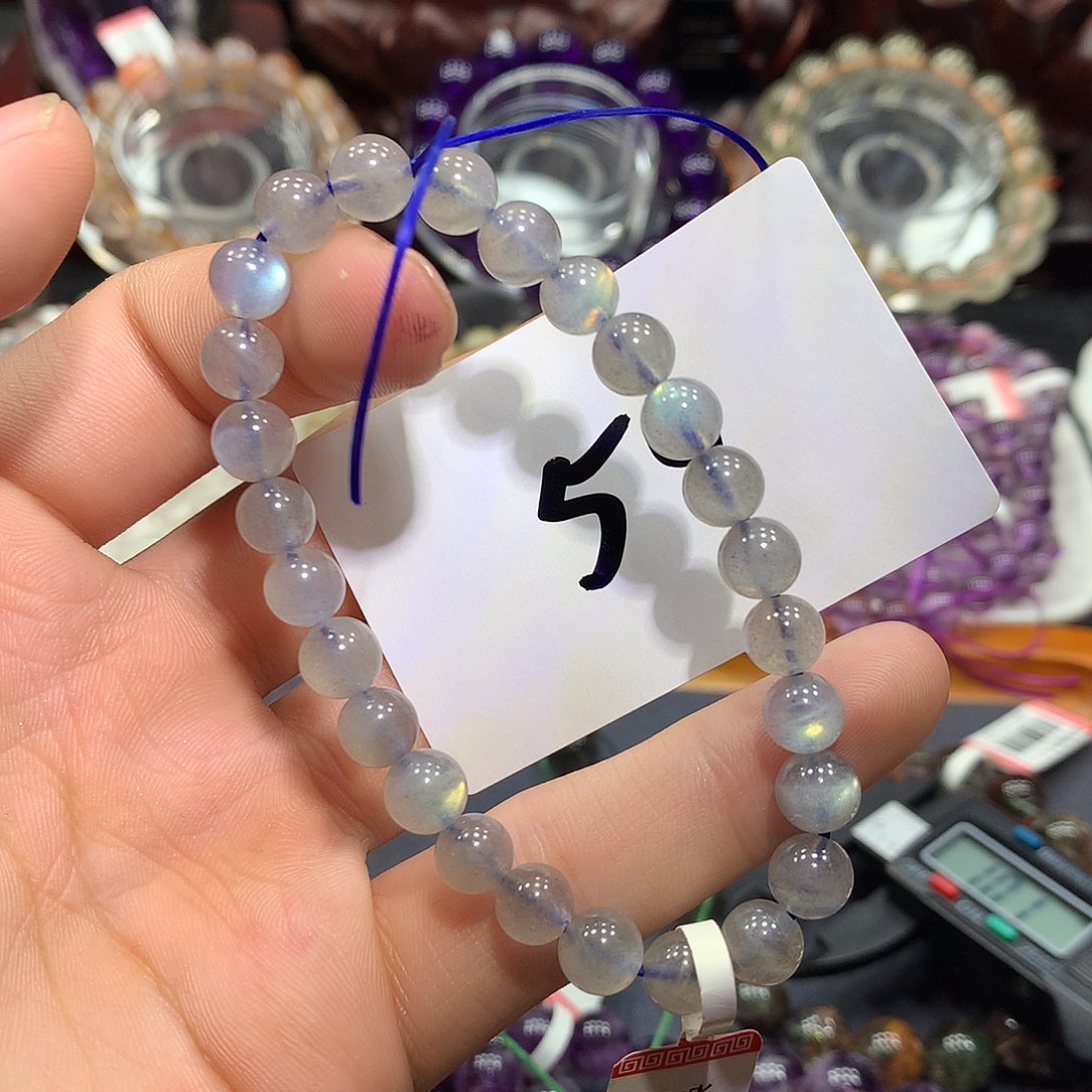 长石手链未镶嵌天然