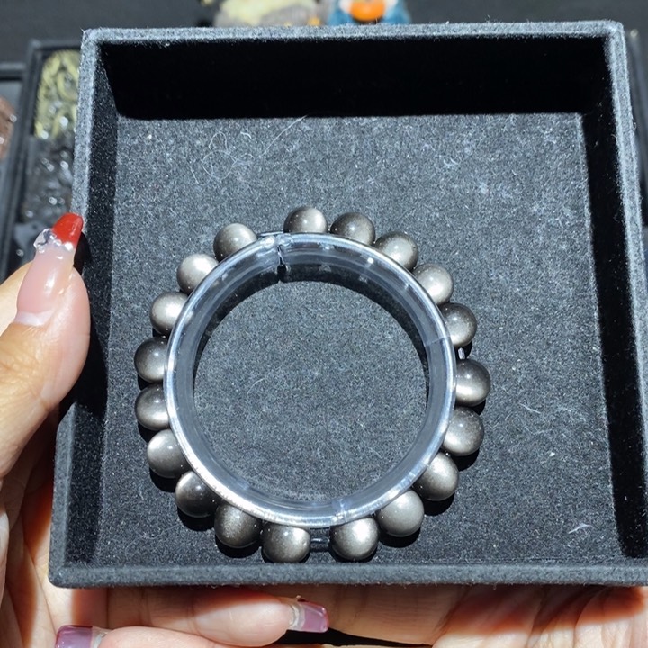 黑曜岩手链未镶嵌s***e