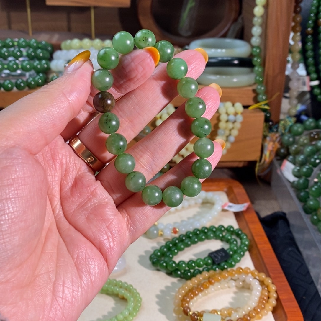 和田玉未镶嵌手链