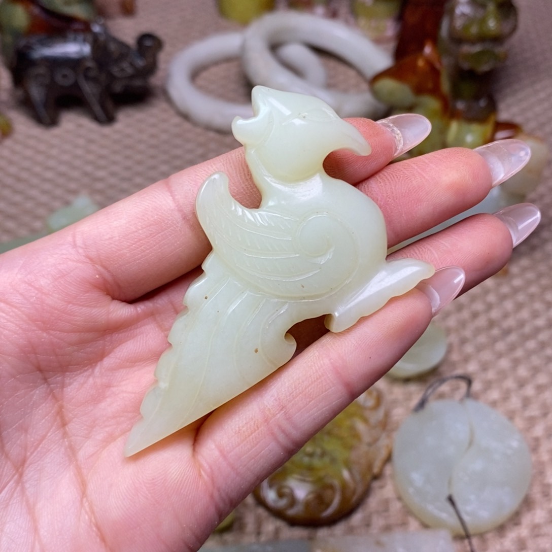 白玉菩提吊坠白玉菩提白玉菩提摆件