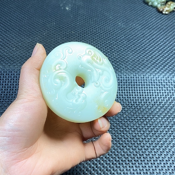 吊坠白玉菩提手把