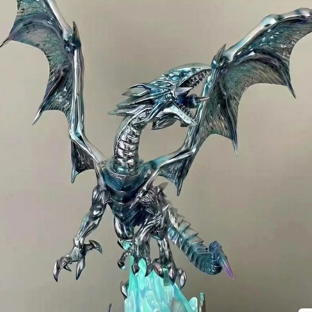 【现货】游戏王系列 青眼白龙+神官赛特（ 细节升级 地台发光）祖国版